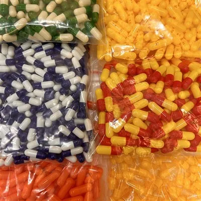 작은 빈 젤 캡슐